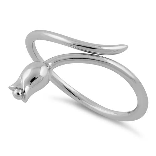 Sterling Silver Rose Ring