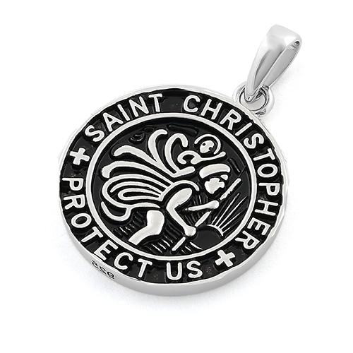 Sterling Silver Saint Christopher Pendant