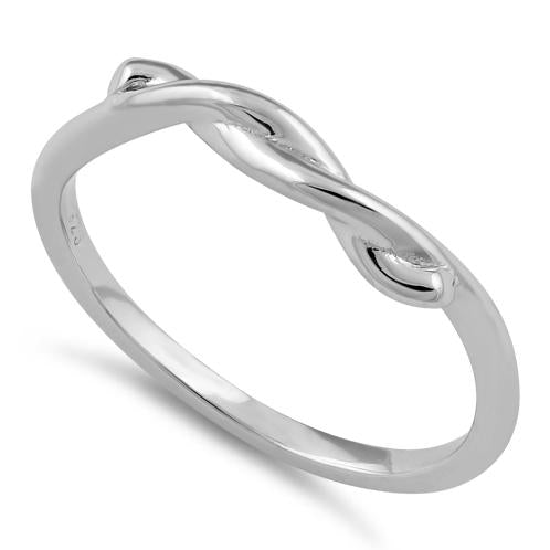 Sterling Silver Semi Knot Ring