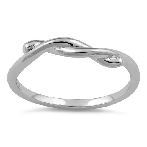 Sterling Silver Semi Knot Ring