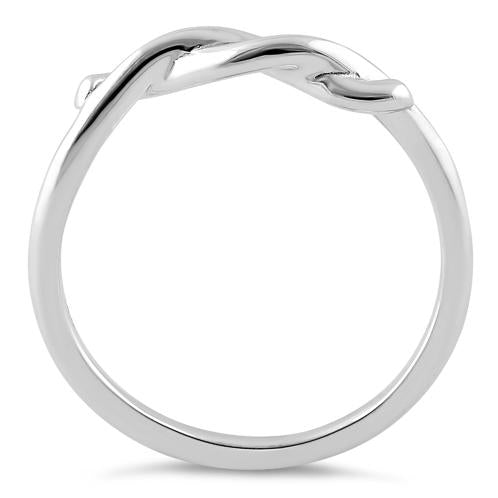 Sterling Silver Semi Knot Ring