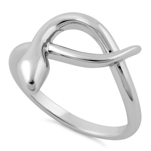 Sterling Silver Serpent Ring