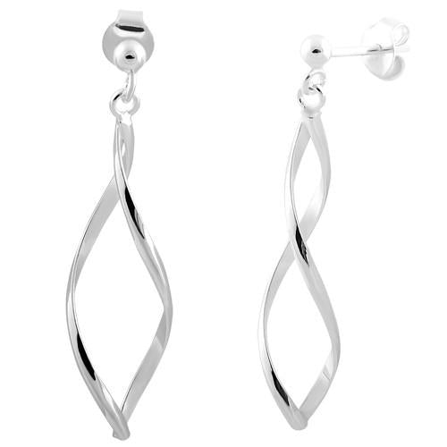 Sterling Silver Simple Dangle Earrings