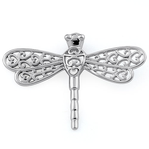 Sterling Silver Small Dragonfly Pendant