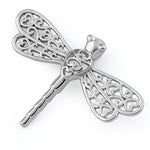 Sterling Silver Small Dragonfly Pendant