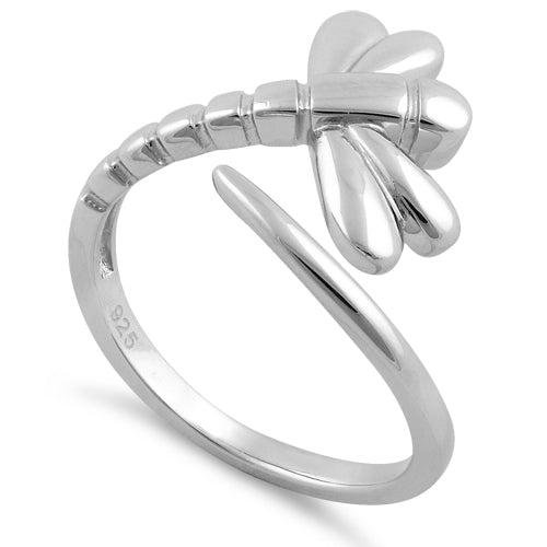 Sterling Silver Small Dragonfly Ring