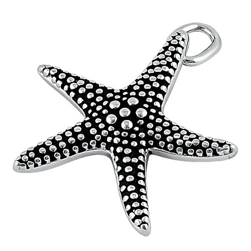 Sterling Silver Small Starfish Pendant