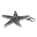 Sterling Silver Small Starfish Pendant