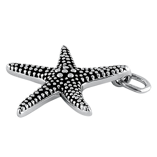 Sterling Silver Small Starfish Pendant