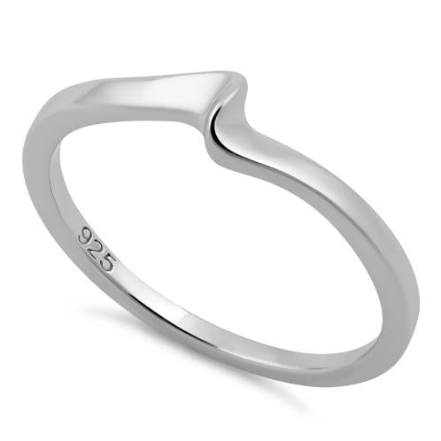 Sterling Silver Small Wave Ring