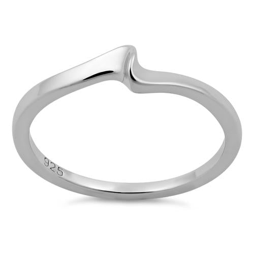 Sterling Silver Small Wave Ring