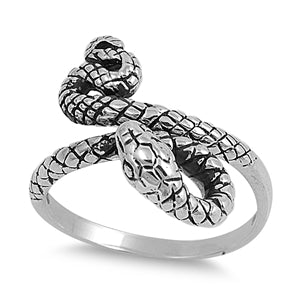 Sterling Silver Snake Ring