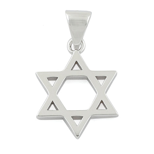 Sterling Silver Star of David Pendant