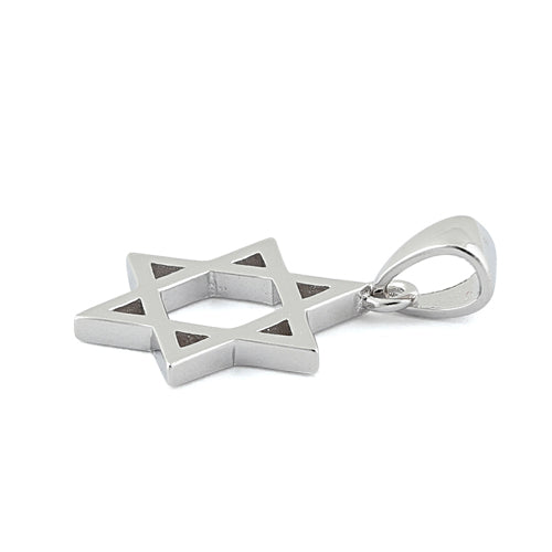 Sterling Silver Star of David Pendant