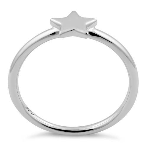 Sterling Silver Star Ring