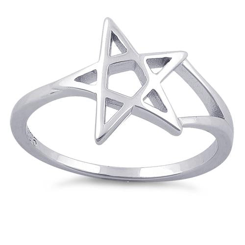 Sterling Silver Star Ring