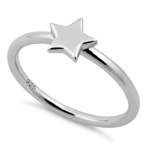 Sterling Silver Star Ring