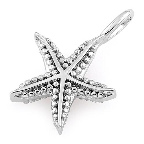 Silver Starfish Pendant