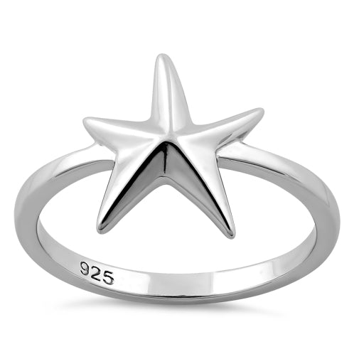 Sterling Silver Starfish Ring