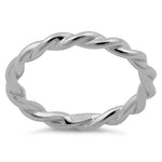 Sterling Silver String Band Ring