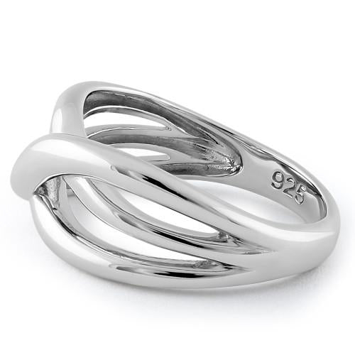 Sterling Silver Subtle Wavelength Ring