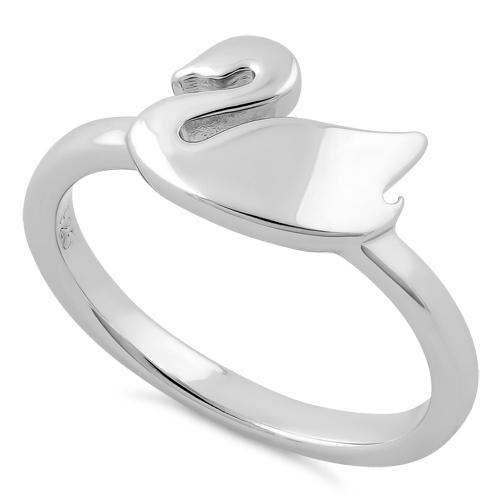 Sterling Silver Swan Ring