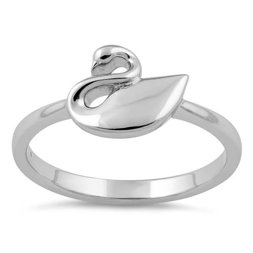 Sterling Silver Swan Ring