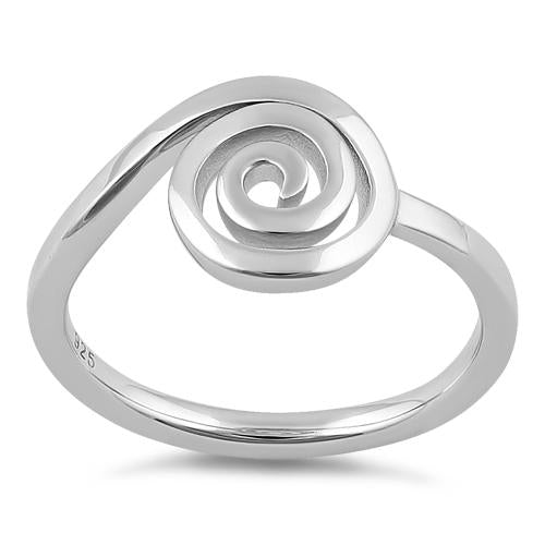 Sterling Silver Sweet Swirly Ring