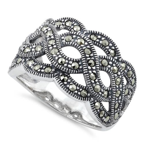Marcacite Rings Sterling Silver Marcasite Rings | Marcasite Rings - 70% Below Retail