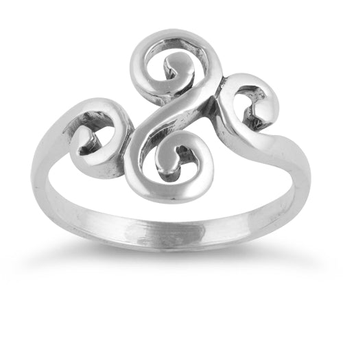 Sterling Silver Swirl Ring