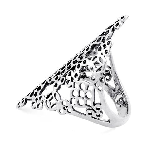Sterling Silver Tapestry Ring