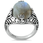 Sterling Silver Timeless Labradorite Gemstone Ring