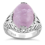 Sterling Silver Lavender Quartz Gemstone Ring