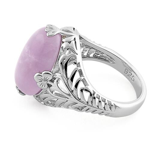 Sterling Silver Lavender Quartz Gemstone Ring