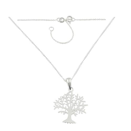 Sterling Silver Tree of Life 17" Necklace