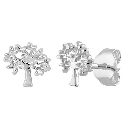 Sterling Silver Tree of Life Earrings