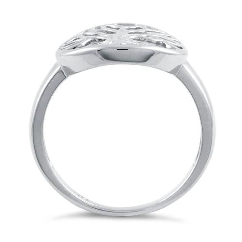 Sterling Silver Tree of Life  Ring