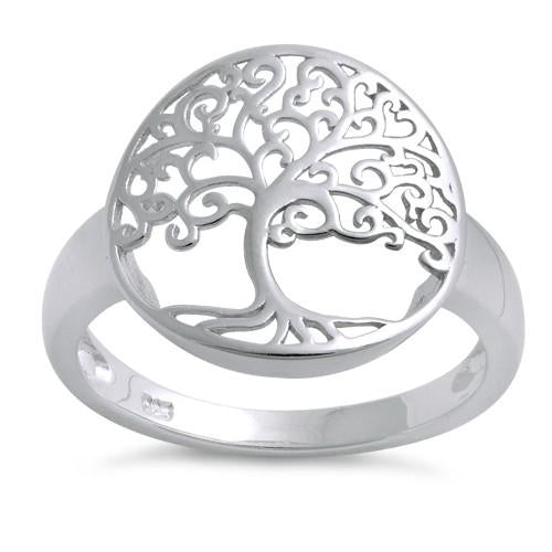 Sterling Silver Tree of Life Ring