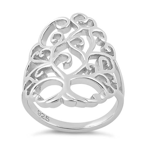 Sterling Silver Tree of Life Ring