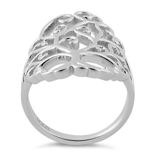 Sterling Silver Tree of Life Ring