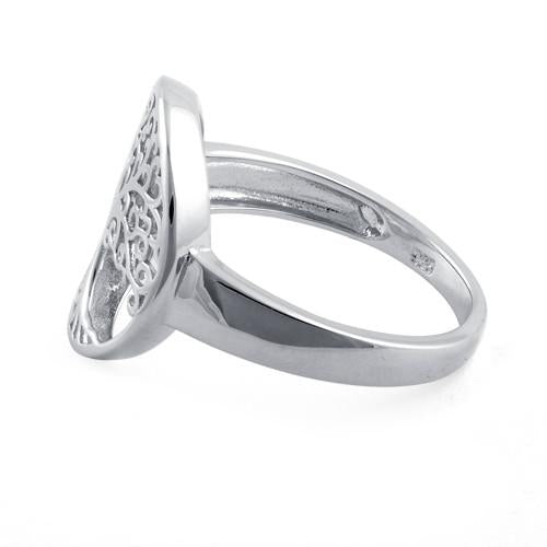 Sterling Silver Tree of Life Ring