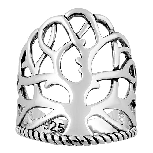 Sterling Silver Tree of Life Ring