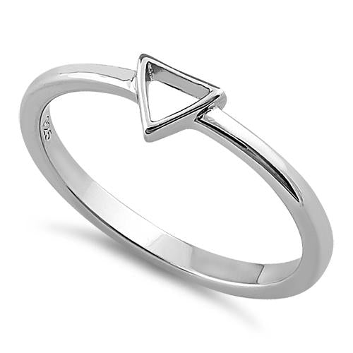 Sterling Silver Triangle Ring for Sale | Dreamland Jewelry