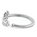 Sterling Silver Tripinnate Fern Leaf Ring