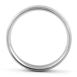 Sterling Silver Triple Layer Brushed Wedding Band Ring
