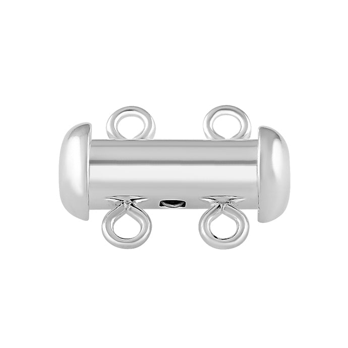 Sterling Silver Tube Clasp 14mm
