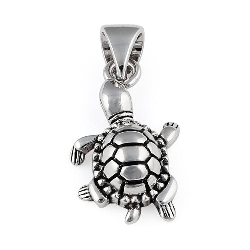 Sterling Silver Turtle Pendant