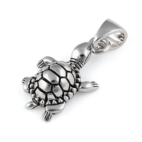 Sterling Silver Turtle Pendant