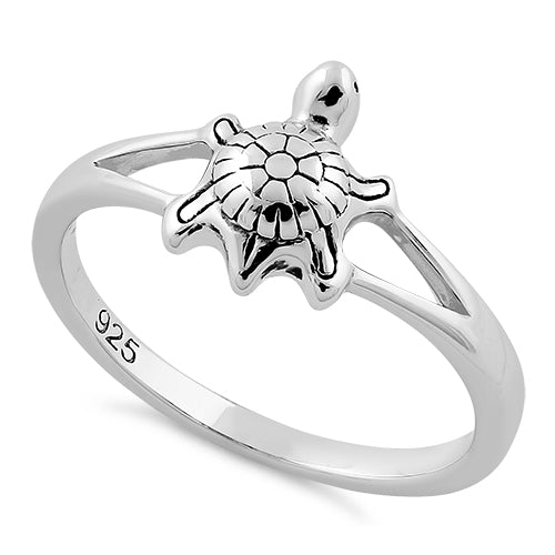 Sterling Silver Turtle Ring