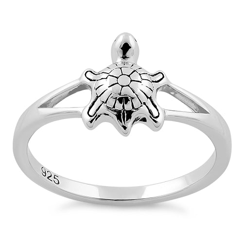 Sterling Silver Turtle Ring